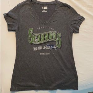 Seattle Seahawks V-neck T-shirt